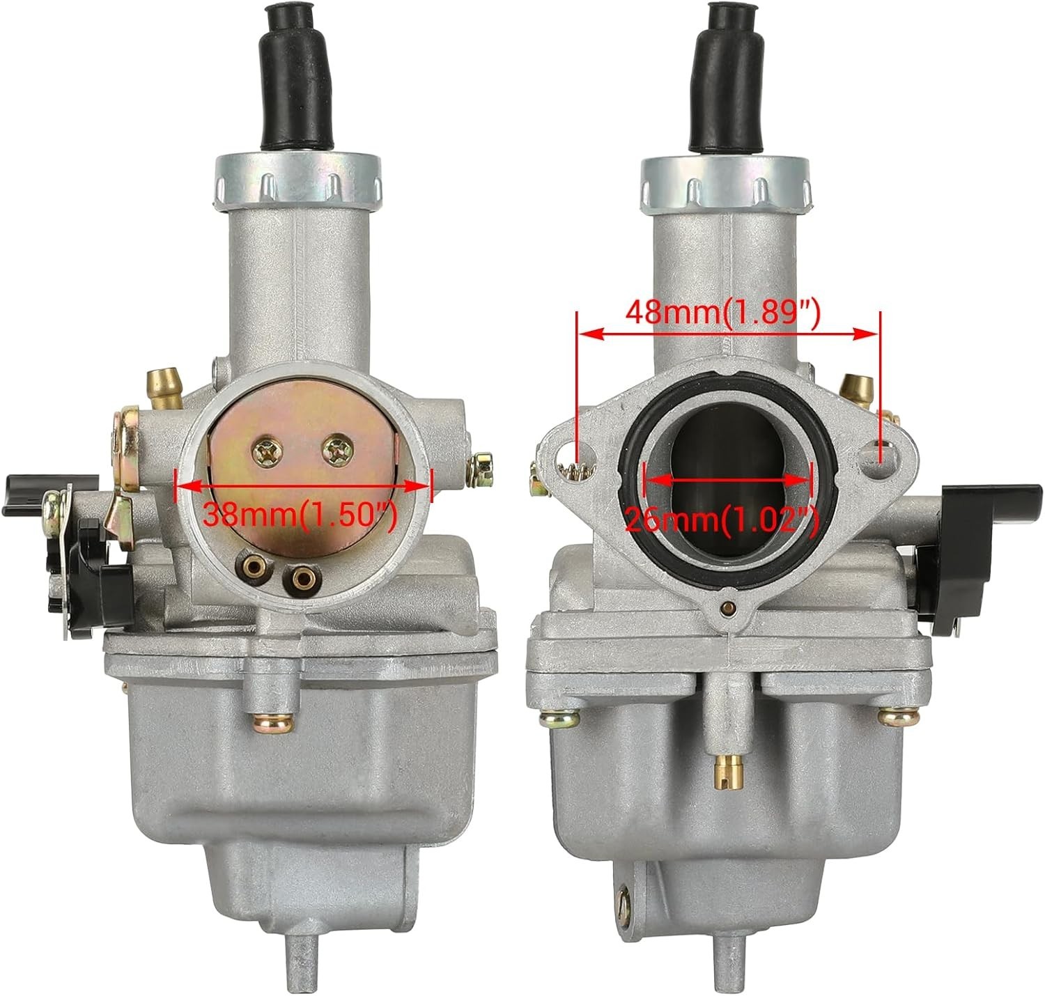 PZ26 Carburetor Carb Kit Replacement for CG 125cc 150cc 250cc XR100 CB125 Tao…