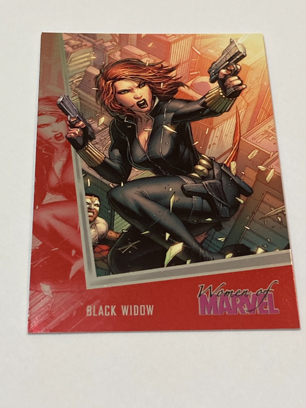 Black Widow 2013 Women of Marvel Series 2 Ruby Parallel Card #5 RARE SP /50