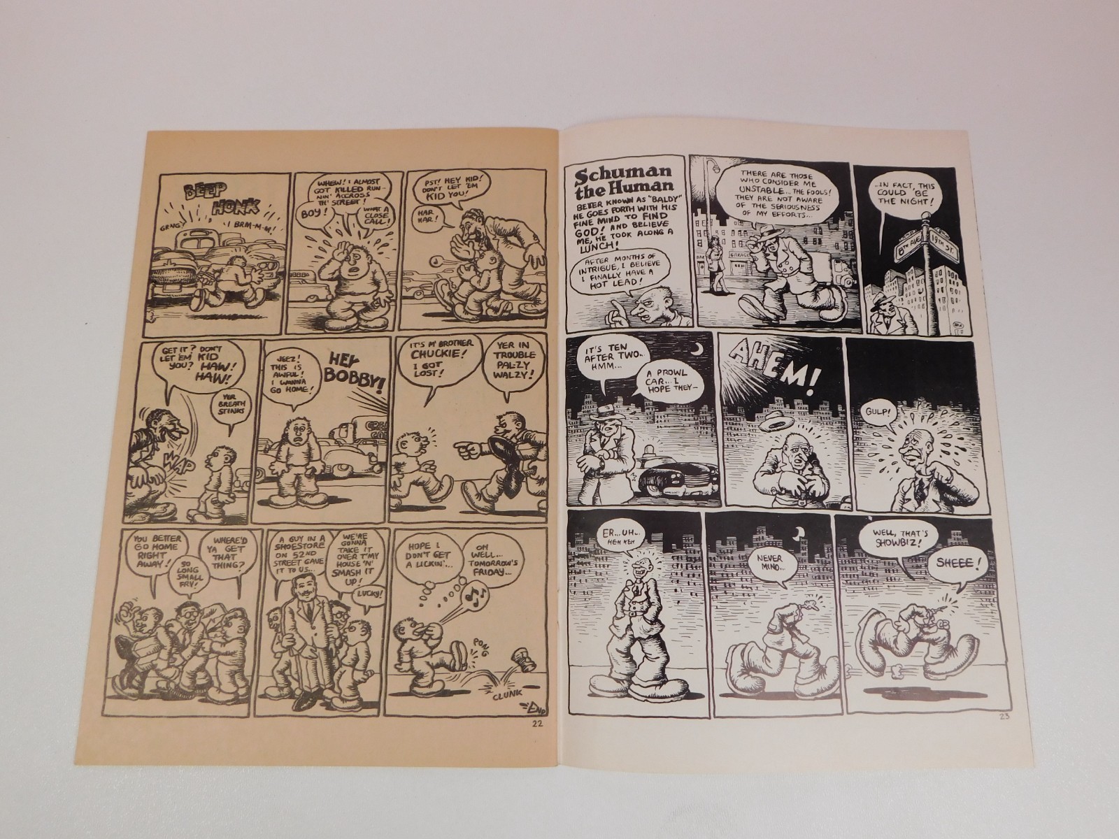 ZAP COMIX #1 – R Crumb – 2ND Print Underground Comic