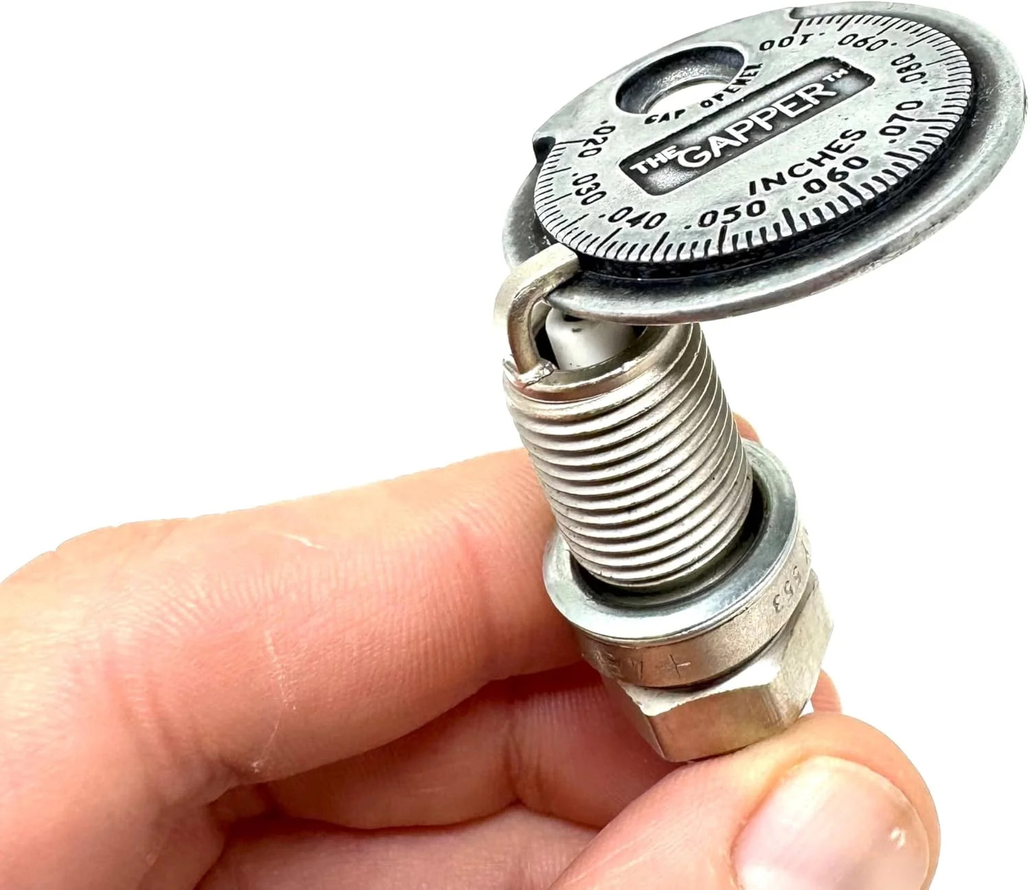 CTA Tools 3235 Spark Plug Gapper: Coin-Style Spark Plug Gap Tool, 0.020″-0.100″