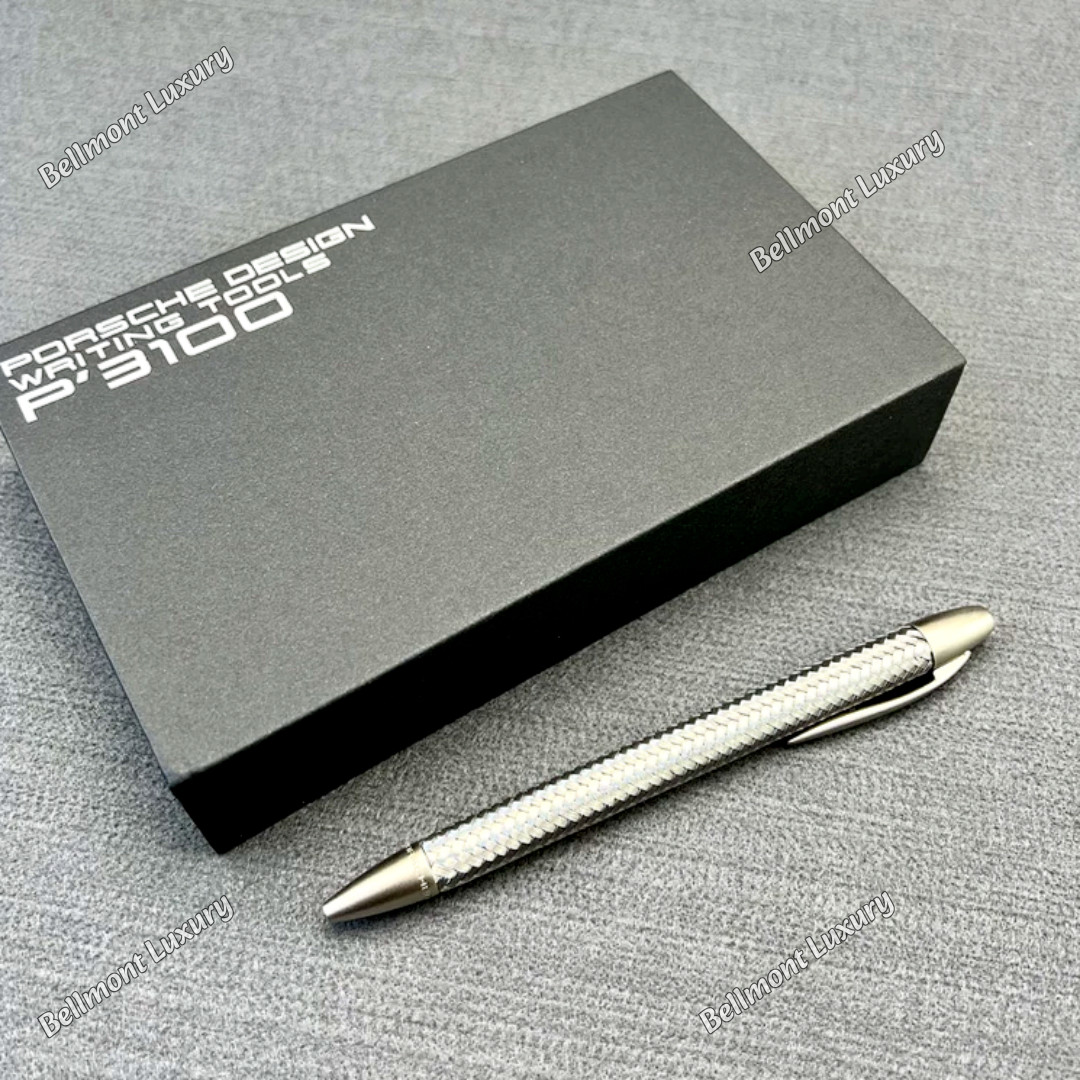 Porsche Design Tec Flex P3100 Braided Weave Ballpoint Pen Collectors Gift