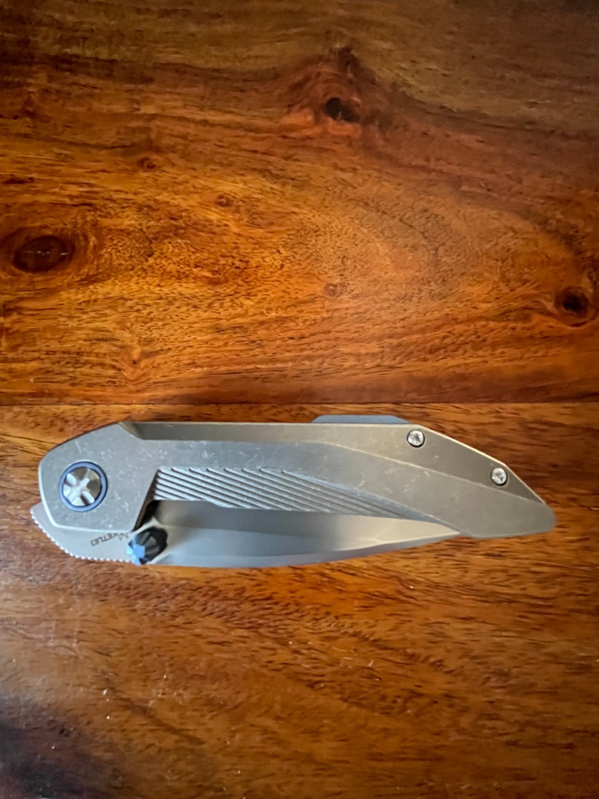 Reduced! Ketuo Stabitha P Framelock Gray Titanium Folding Bohler M390