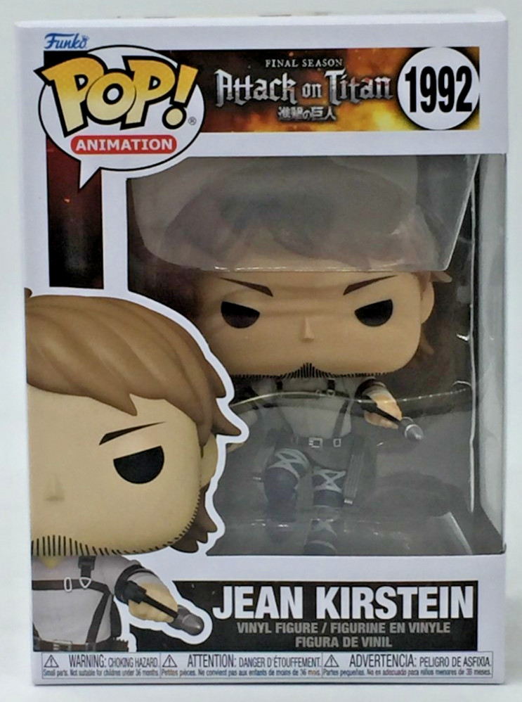 Funko Pop! Animation Attack on Titan Jean Kirstein #1992 With Pop Protector