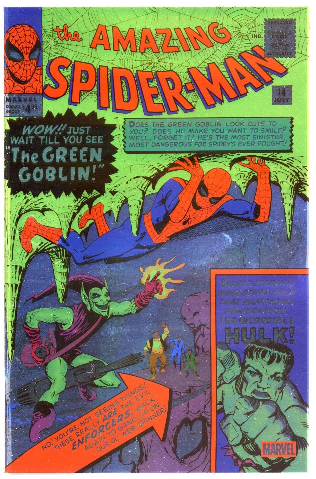 Amazing Spider-Man #14 NM, Facsimile Edition, Foil Variant, Marvel Comics 2026