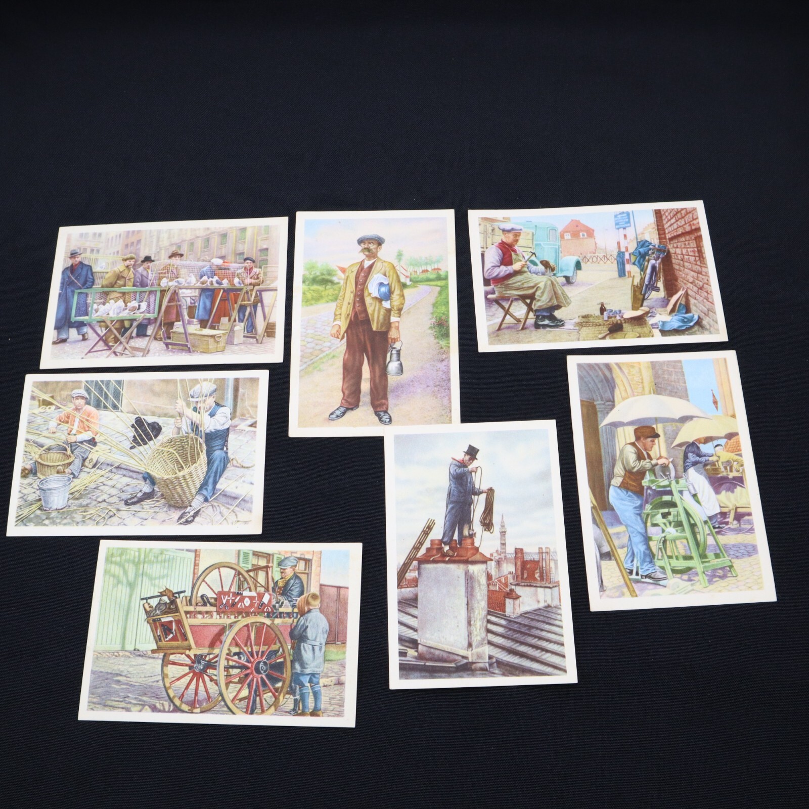 116 Belgian (Belge) Folklore Colored Trade Card Lot – Côte d’Or 2nd Series 3 x 5