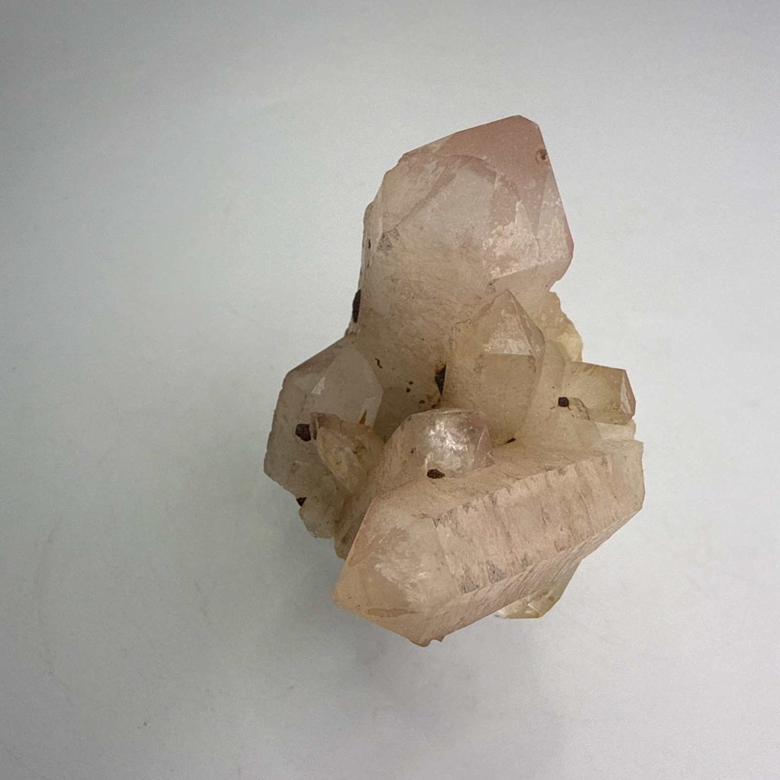 Natural A+ Himalayan Pink Hematite Quartz Cluster! Crystals,Minerals