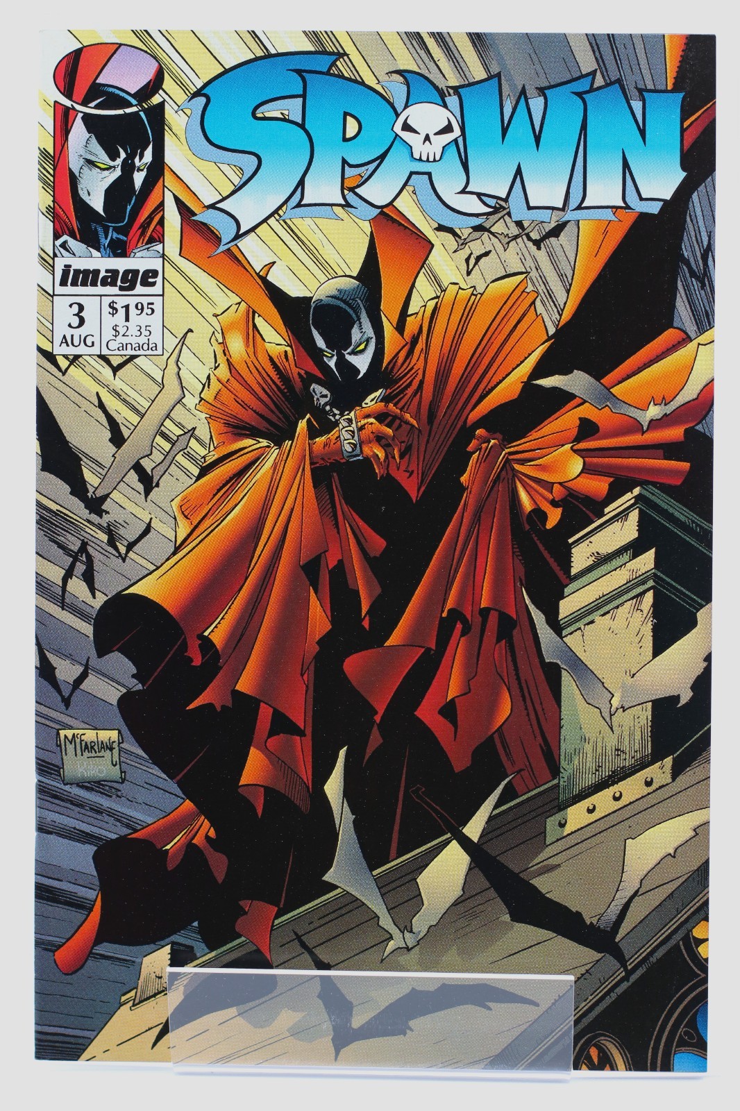 SPAWN #3 • [9.0] • 1992 • Todd McFarlane • IMAGE • 1st Terry & Cyan Fitzgerald