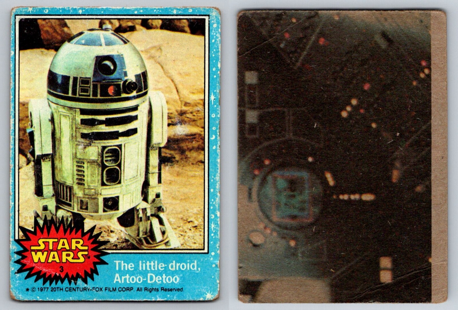 1977 Topps STAR WARS – Series 1 Blue – U Pick Complete Your Set – Good Cond.