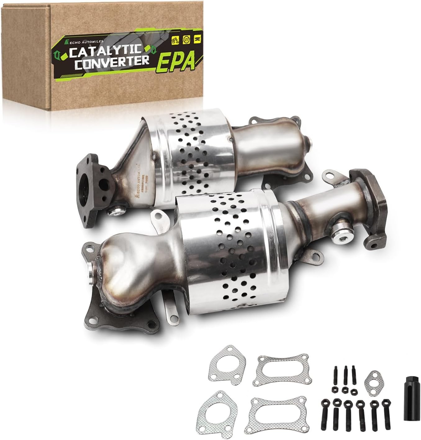 Left Right Catalytic Converter Compatible with 2009-2021 Honda Pilot, 2008-20…