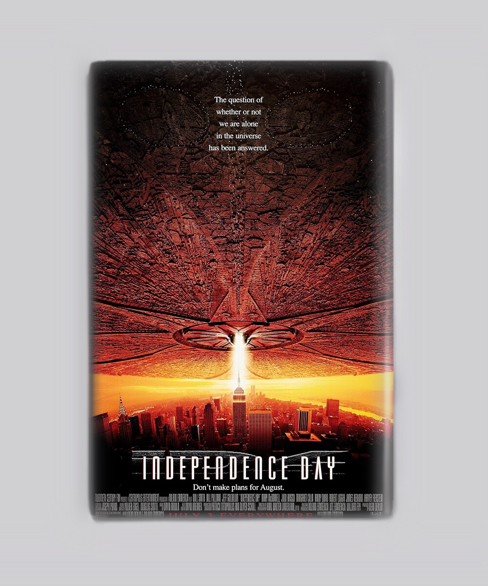 INDEPENDENCE DAY (1996) – 2″x3″ MOVIE POSTER MAGNET (90s sci-fi action aliens)