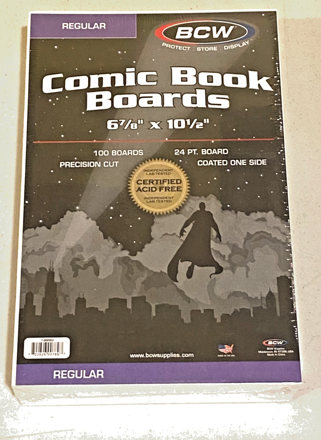 100 REGULAR 6 7/8″ x 10 1/2″ Comic Book Boards “NEW Sealed”