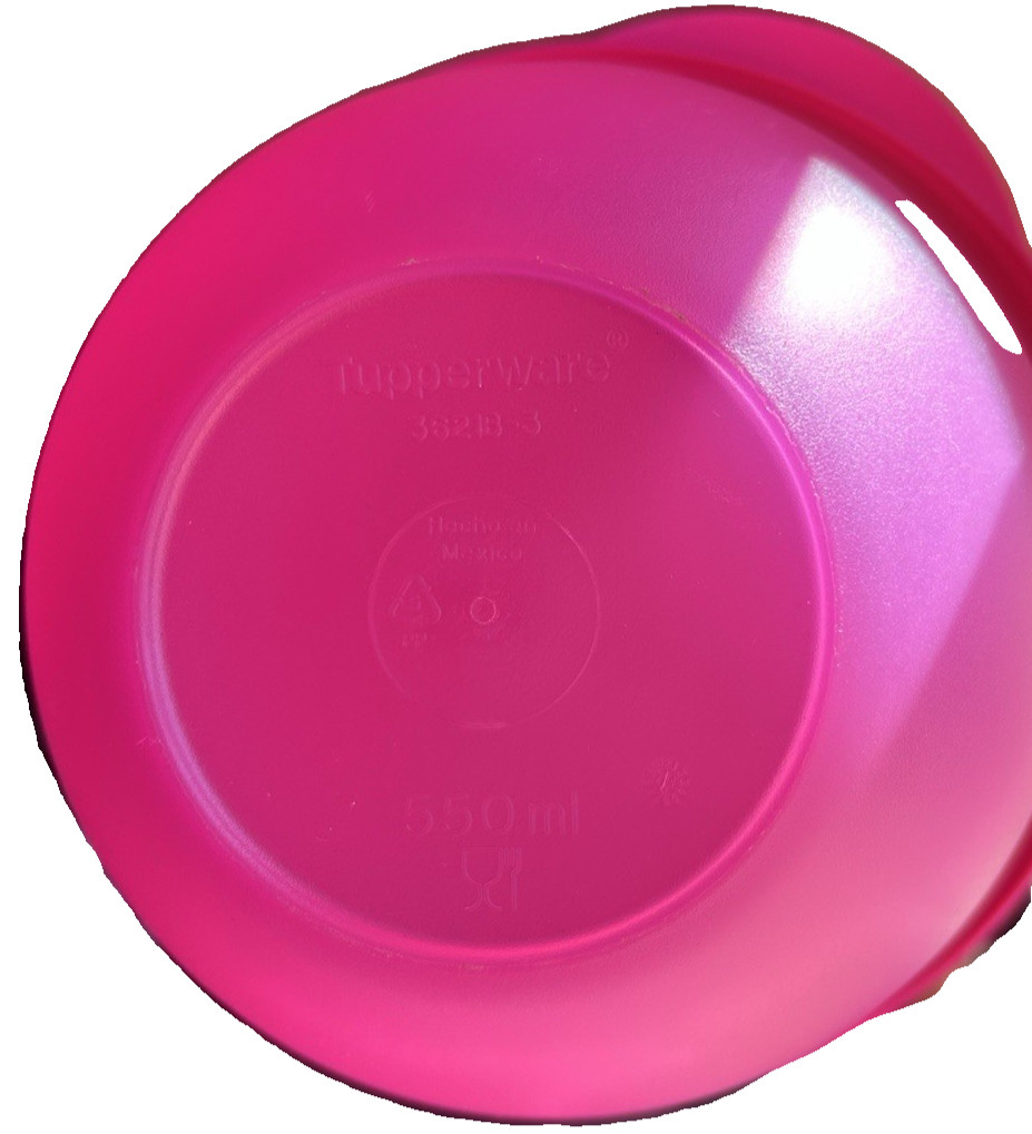🌸🥗💖 Tupperware Impressions Mini Bowl & Seal 550 ml Fuchsia Pink NEW!
