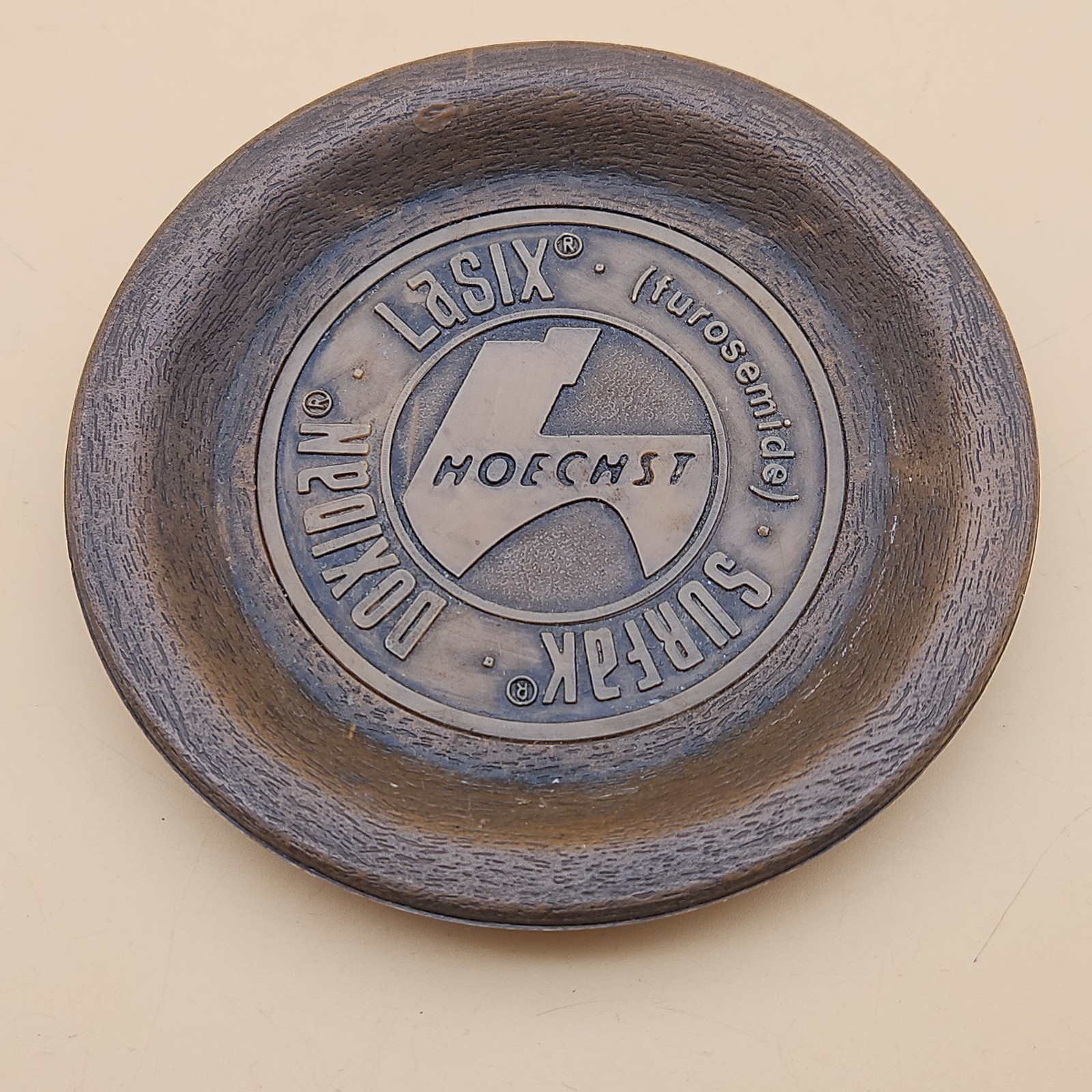 Vintage Pharmaceutical Collectible Hoechst Ashray Wooden Lasix Surfak Doxidan
