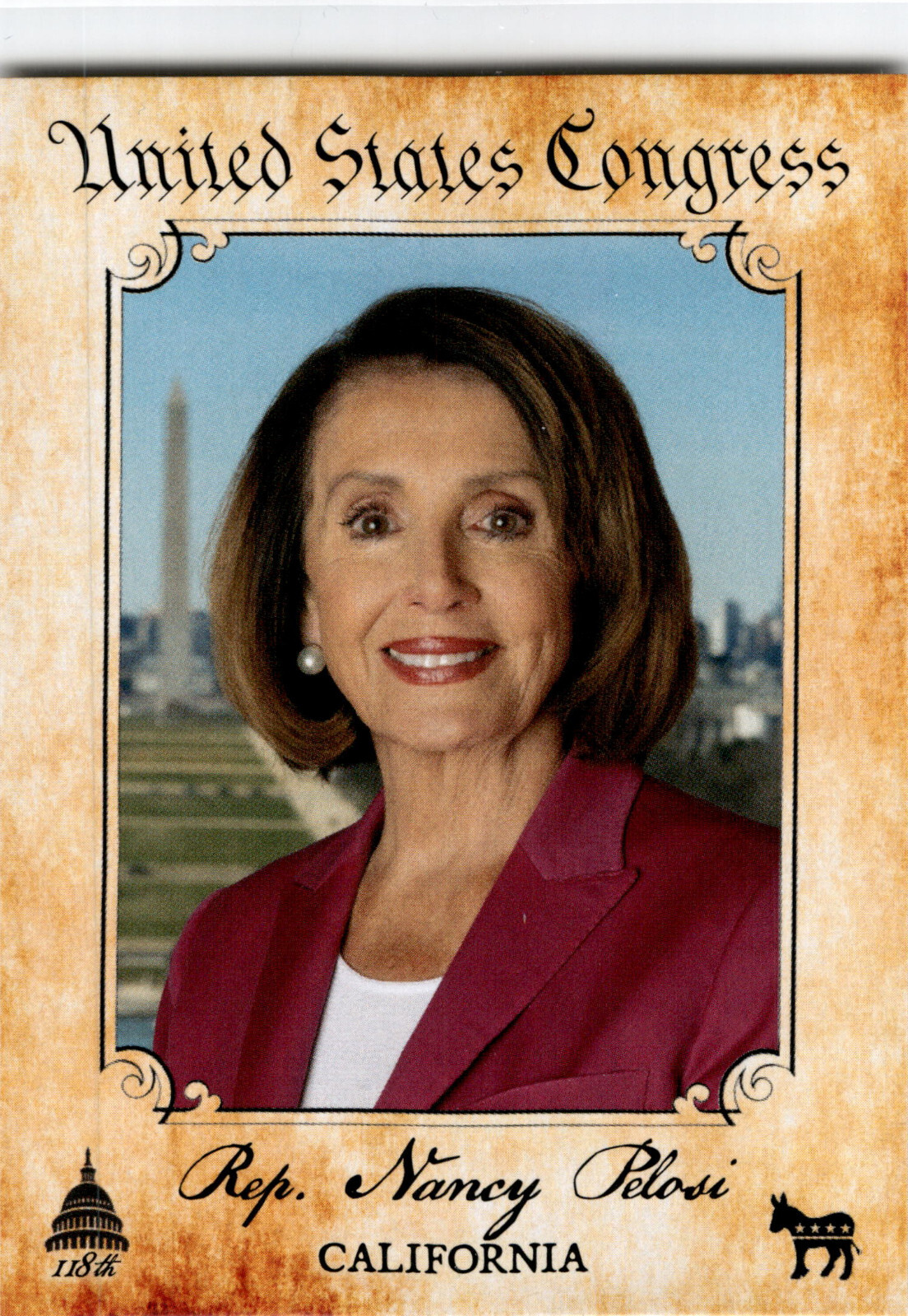 2023-24 Fascinating Cards Congress California Nancy Pelosi