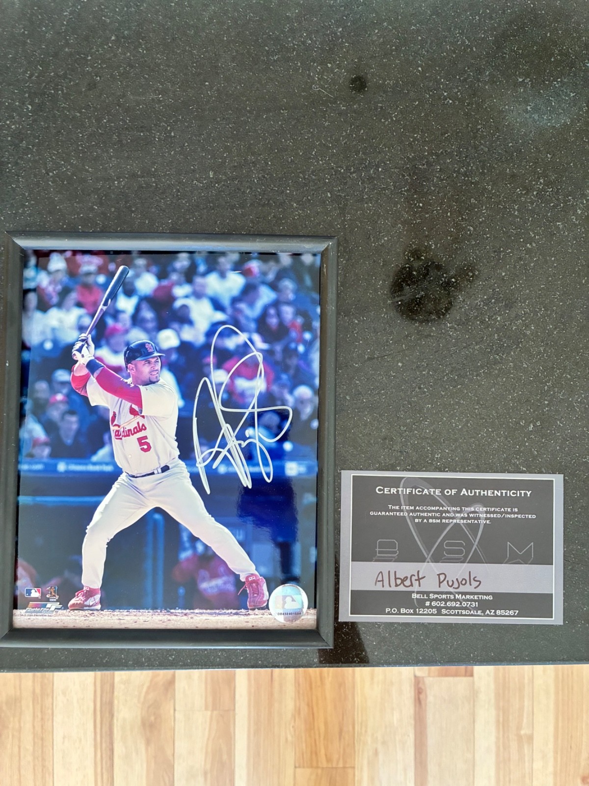 Autographed Sports Memorabilia Collection with Photos and Signed Cards