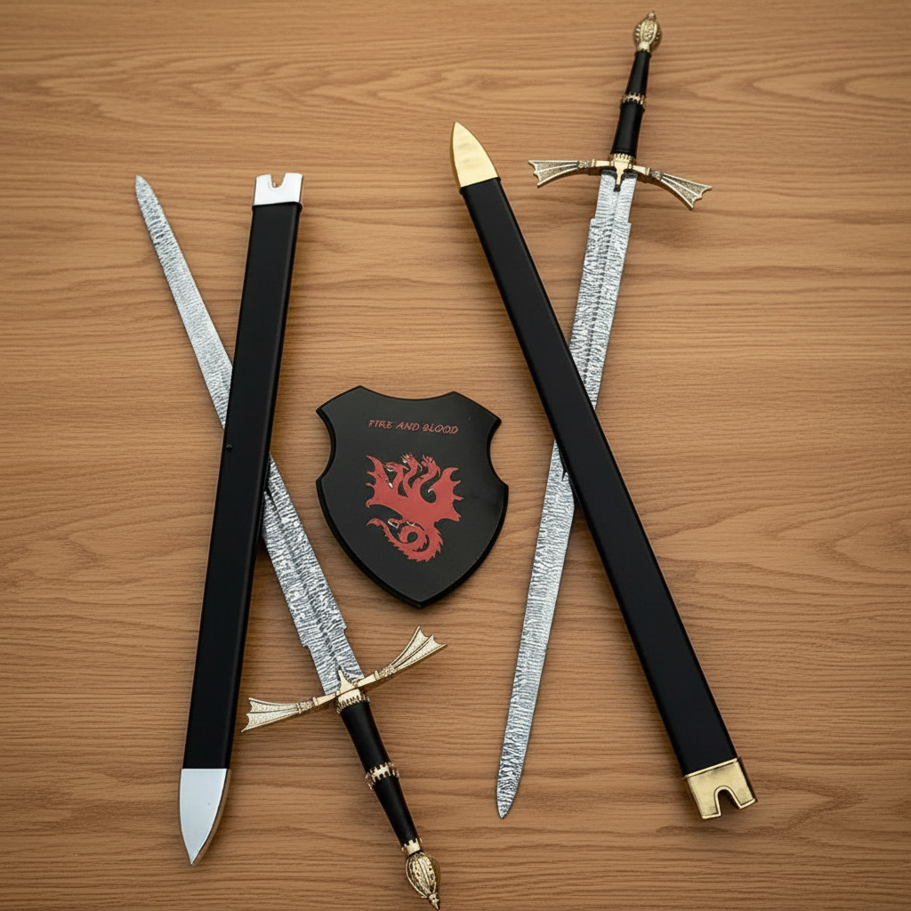Handmade Damascus Steel Dark Sister Sword | Game of Thrones Daemon Replica