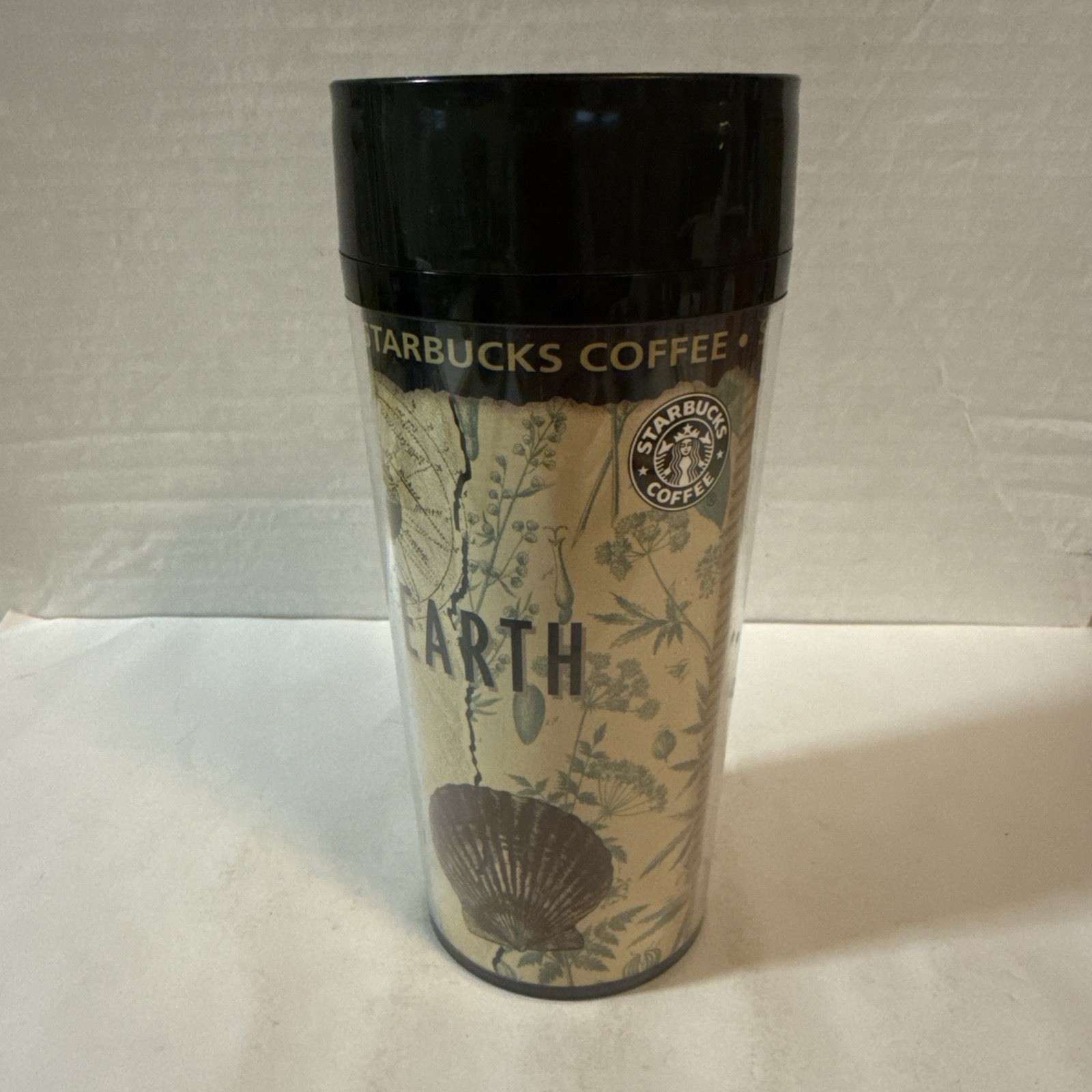 Starbucks Vintage Coffee Mug 16oz Travel Tumbler Earth Air Water