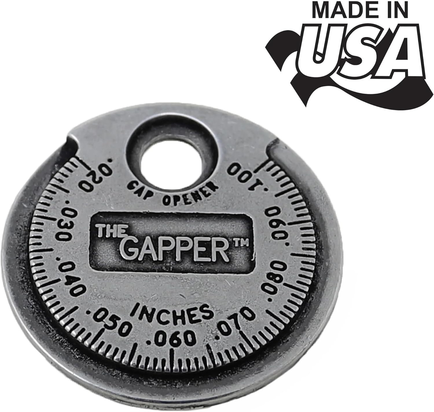 Resilient Spark Plug Gap Tool with Quick-Check Range 0.020″–0.100″ for Mechanics