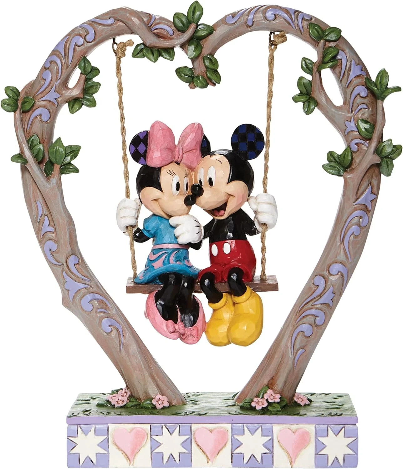Enesco Jim Shore Disney Mickey & Minnie Sweethearts in Swing #6008328 Figurine