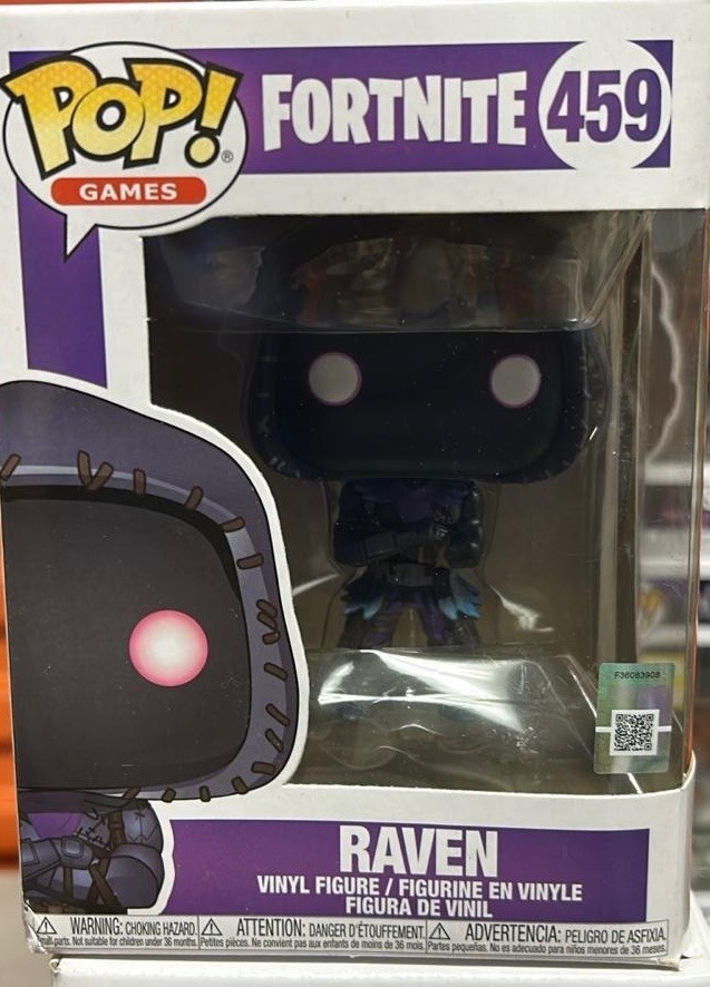 Funko Pop 459 Raven Games Fortnite Vinyl Figure New in Box