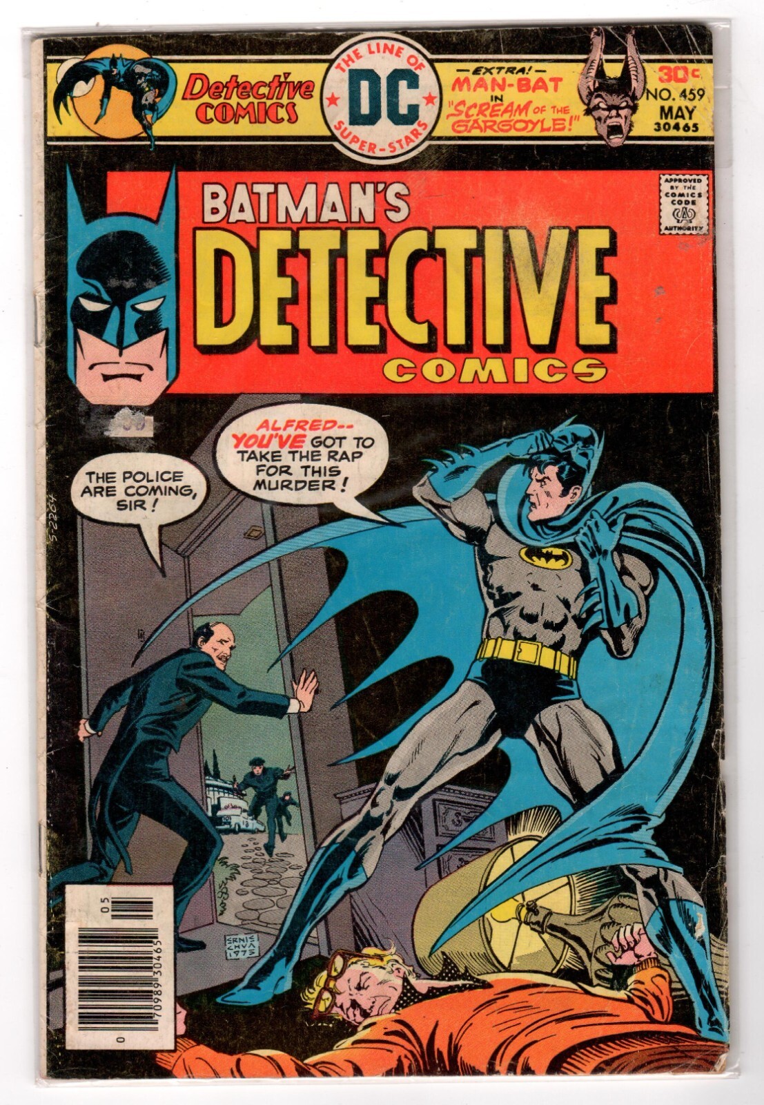 Detective Comics #459 (DC 1976) Batman and Man Bat Bronze Age