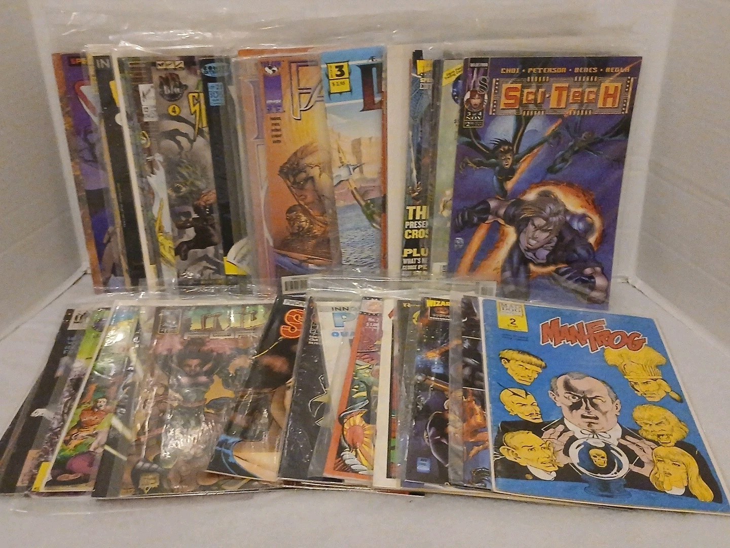 Lot Of 50 Vintage Comics Techno Comix Anime Job Lot Misc