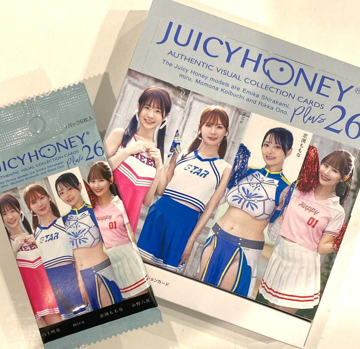 JUICY HONEY PLUS 26 Trading Card 1 pack new Bikini JAPANESE AV IDOL 6 pieces