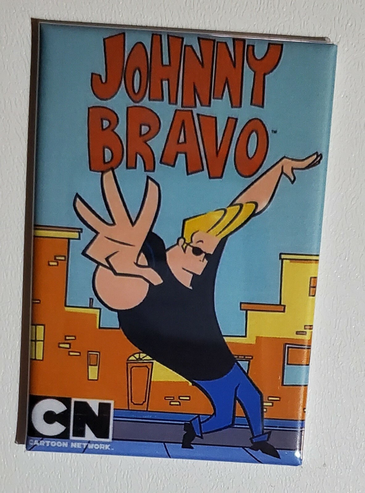 Johnny Bravo Cartoon Refrigerator Magnet 2″ by 3″ fridge locker