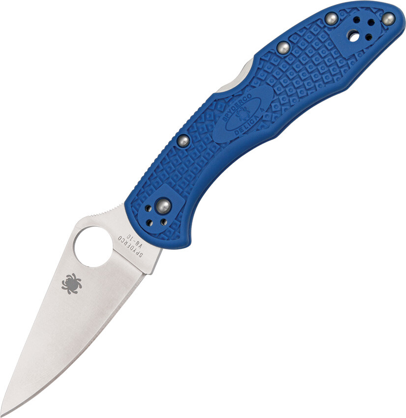 New Spyderco Delica Lockback Blue C11FPBL