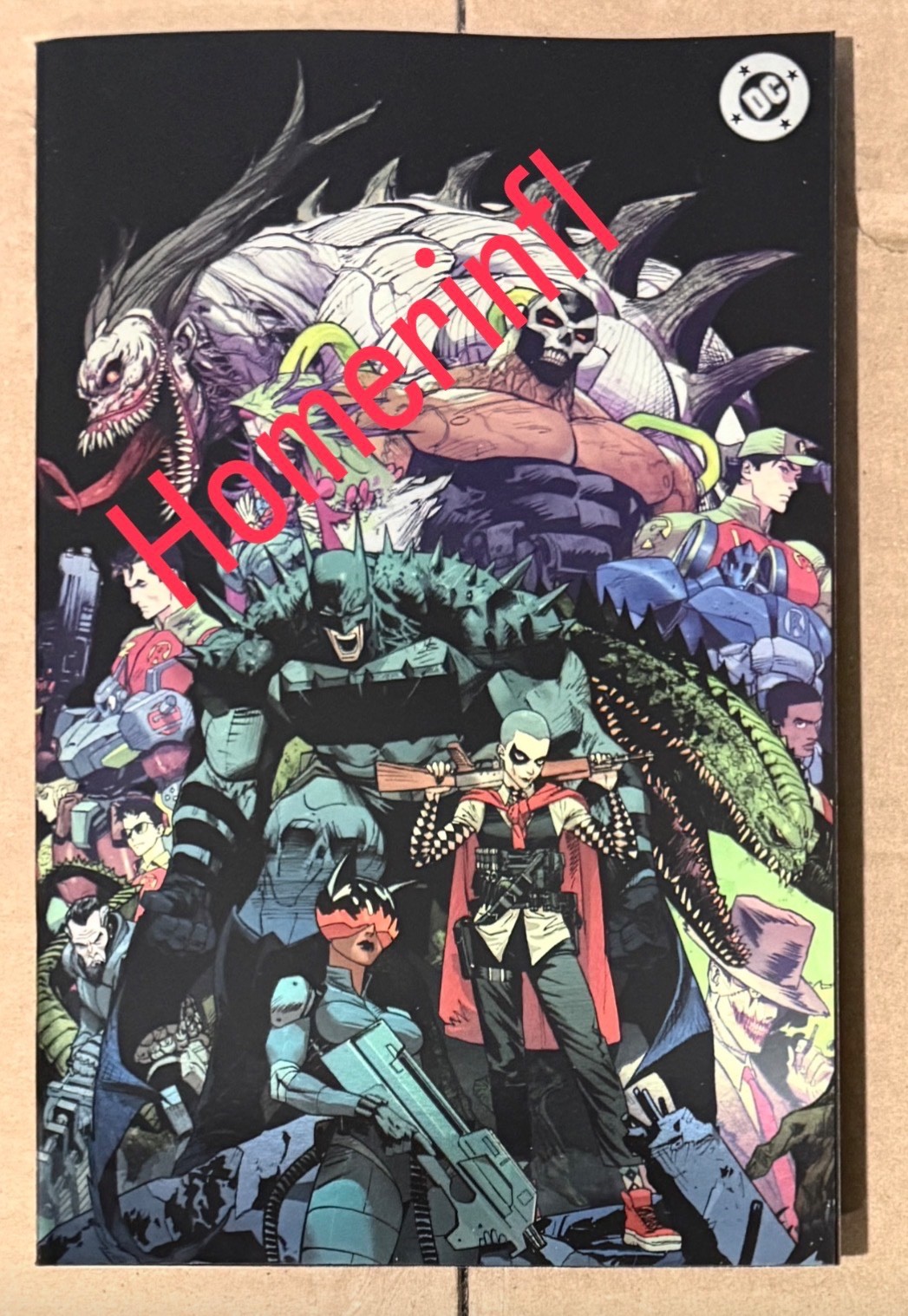 IN HAND Unsigned ABSOLUTE BATMAN # 22 DAN MORA AVENIDA VIRGIN FOIL VARIANT rare