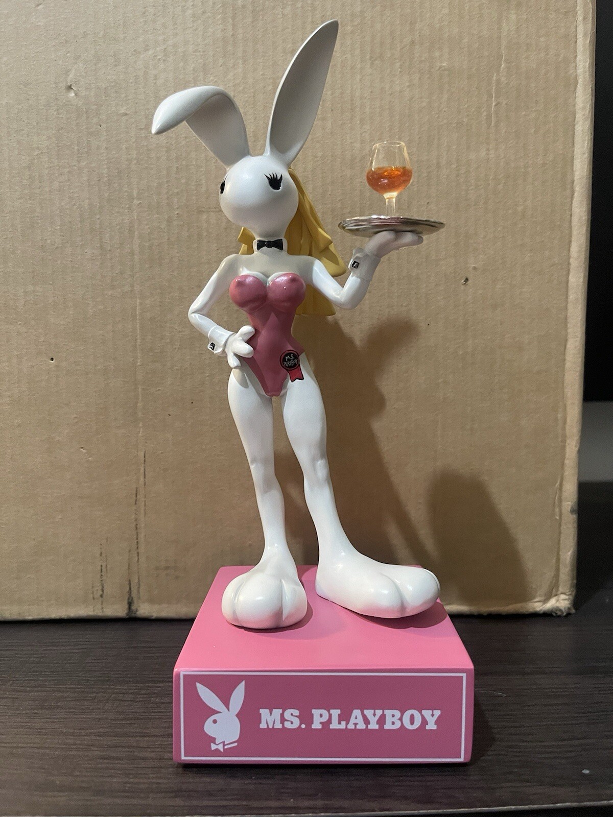 Set of Six Vintage 2002 Ms. Playboy Figurine Collection / 1st Series 9”