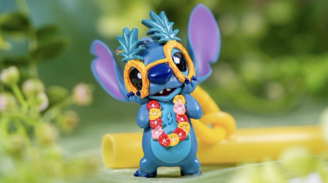 Disney Parks 2026 Tropical Stitch Yellow Straw Clip 626 Day NEW
