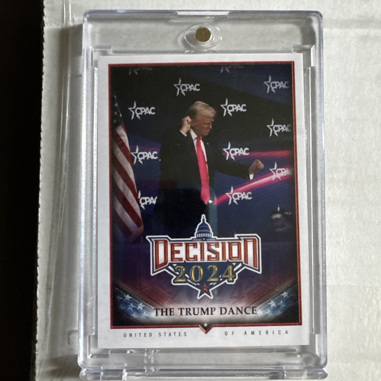 DECISION TRADING CARDS 2024 Update: The Trump Dance SSP Insert # 203 Donald