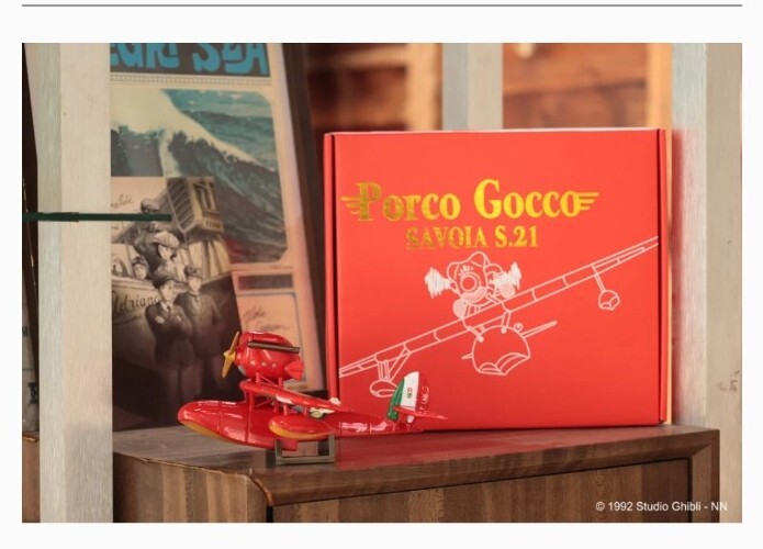 Porco Rosso 30th Anniversary Model Savoia S.21 Studio Ghibli Glows Sounds Japan