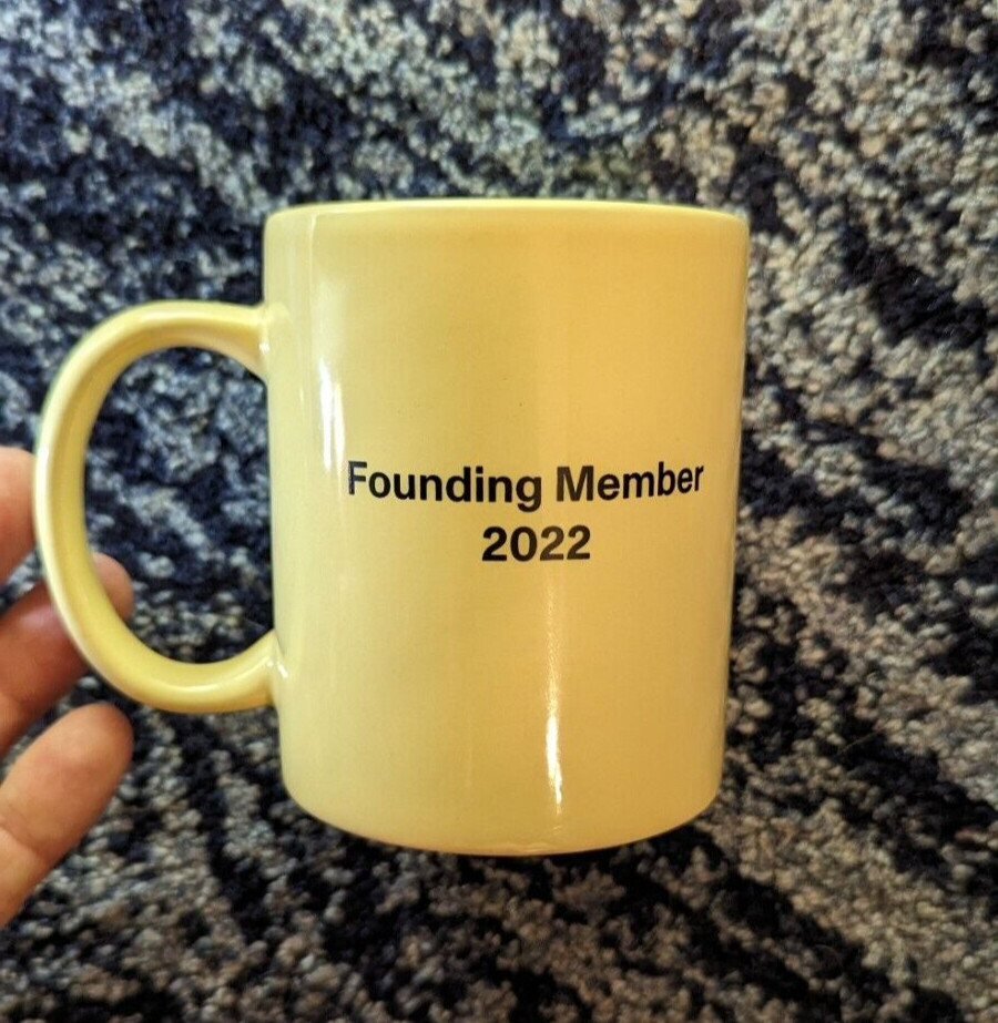 A24 Founding Member AAA24 Mug 2022 Limited Edition Cream