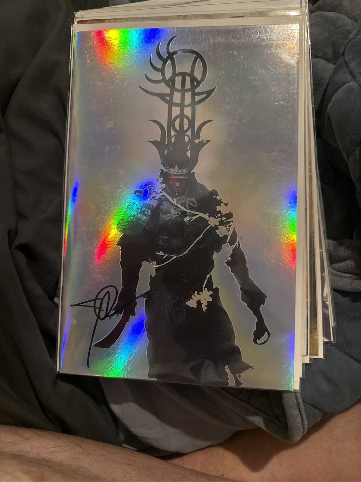Dead Samurai #1 Variant B – Exclusive Silver Foil Signed by John Dolmayan w/COA