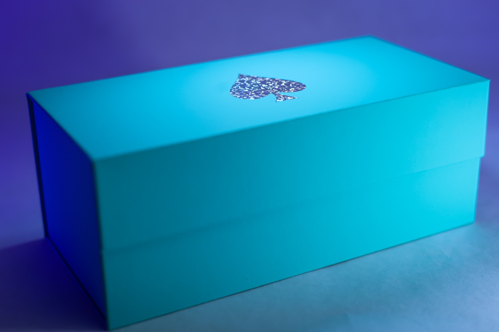 Brick Box For 12 Playing Card Deck Flecked Holographic Foiled Brick Storage V4