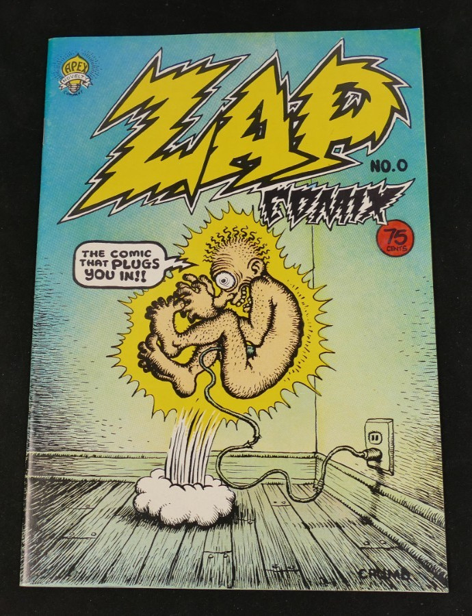 ZAP COMIX #0 Underground Comic – Very Fine Key -Flush Out Karmic Conjestion!