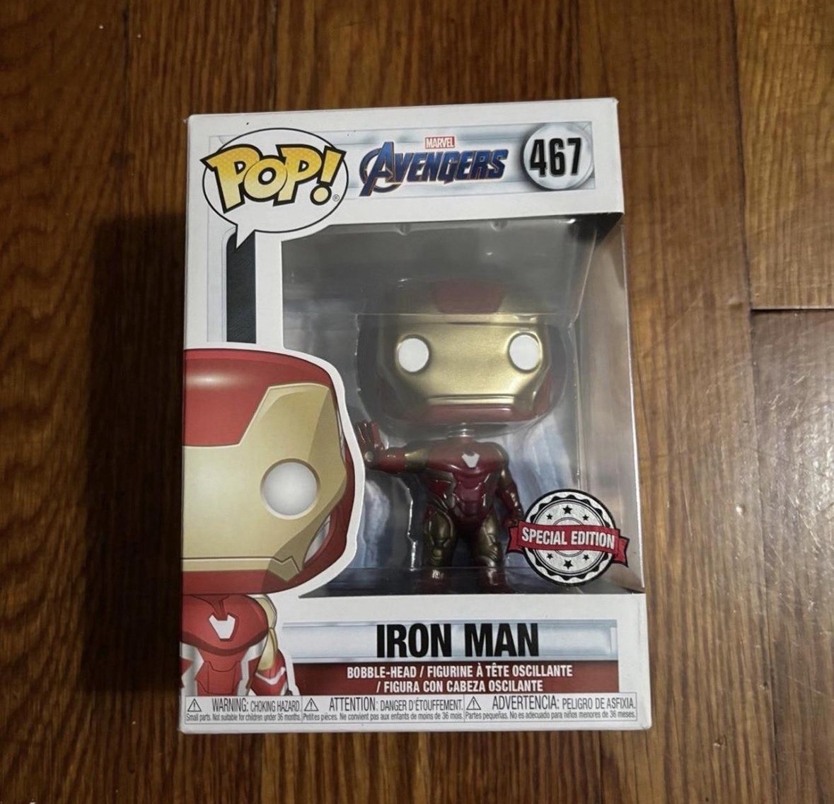 Funko POP Marvel Avengers Action Figure Iron Man Bobble Head – 2498
