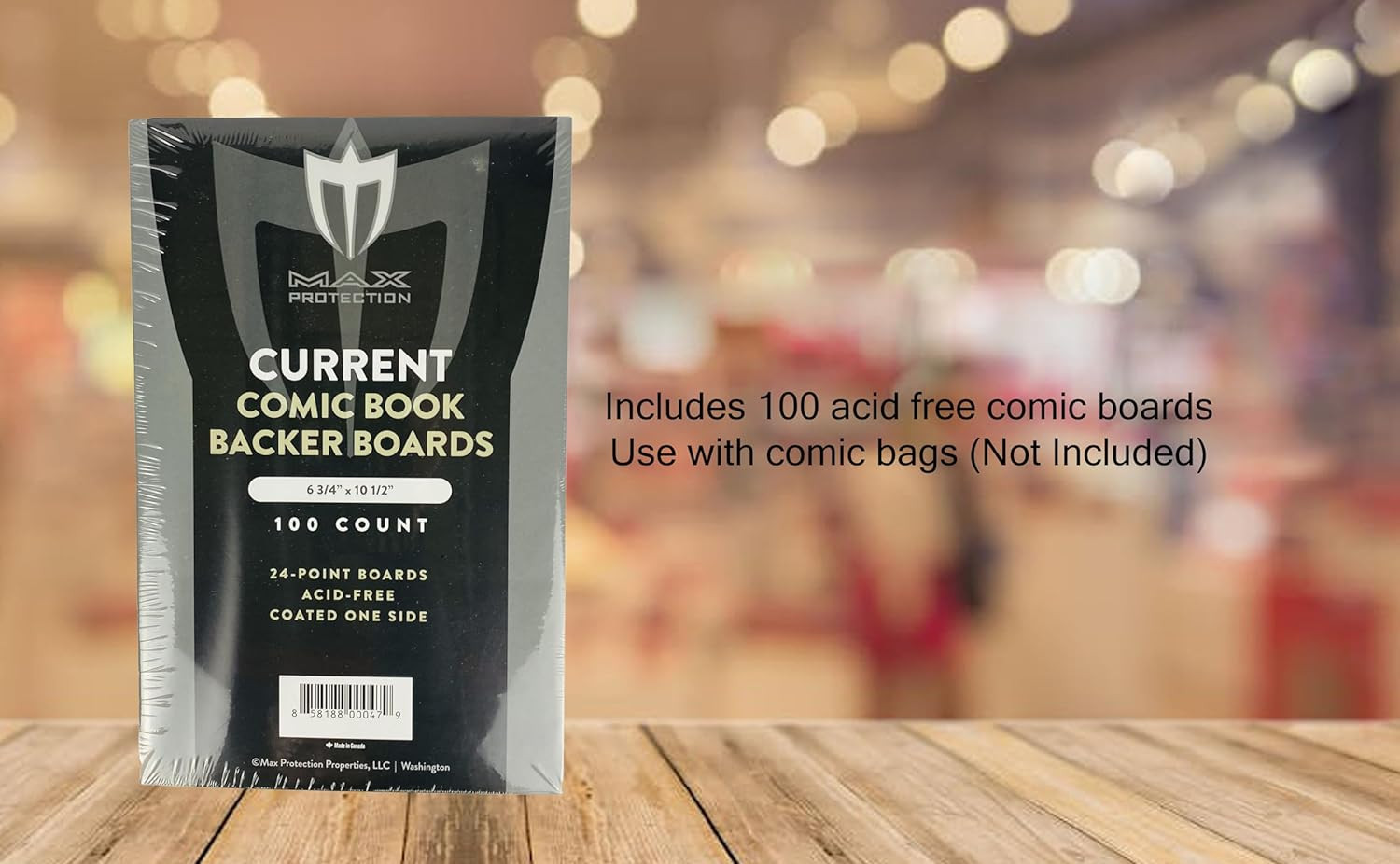 Current Size Comic Book Boards – Precision Cut, 24 Point Solid Bleached Sulfate,