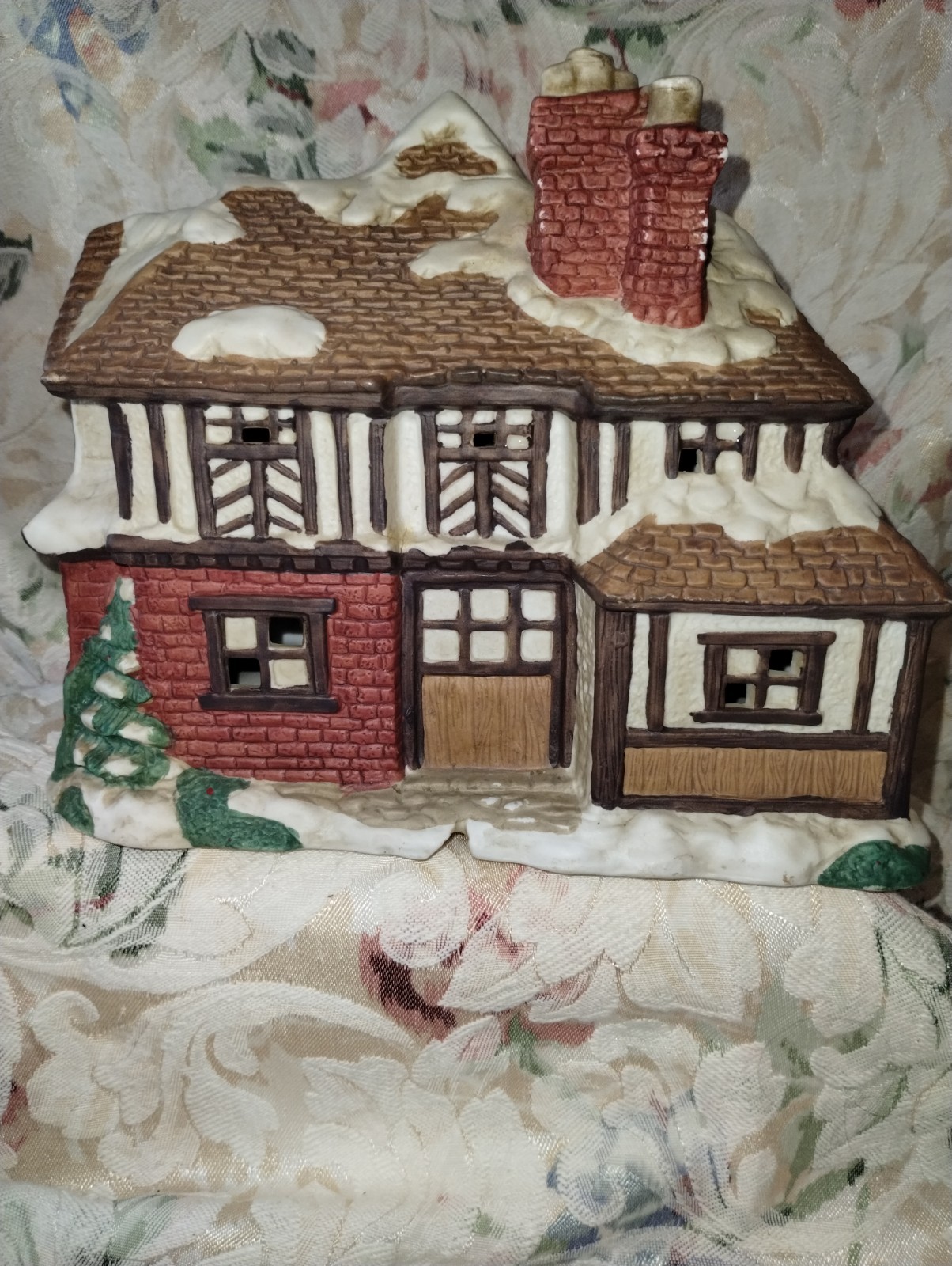 mervyns village square christmas village – Black Smith- See Description