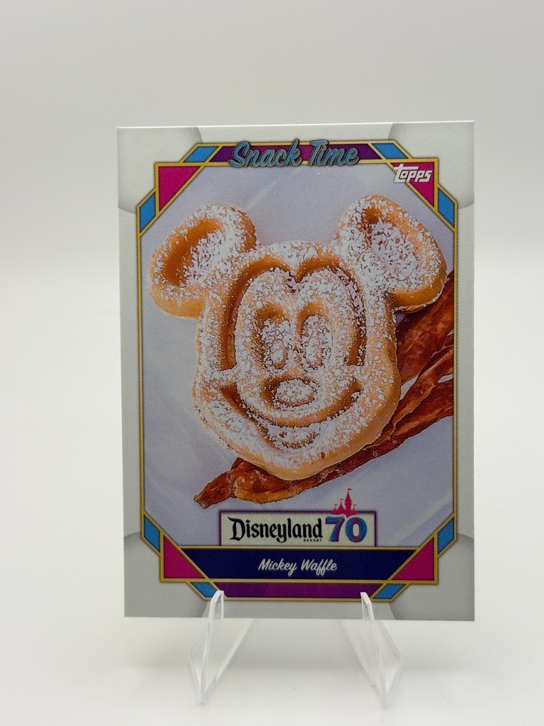 Disneyland 70th SNACK TIME #106 Mickey Waffle