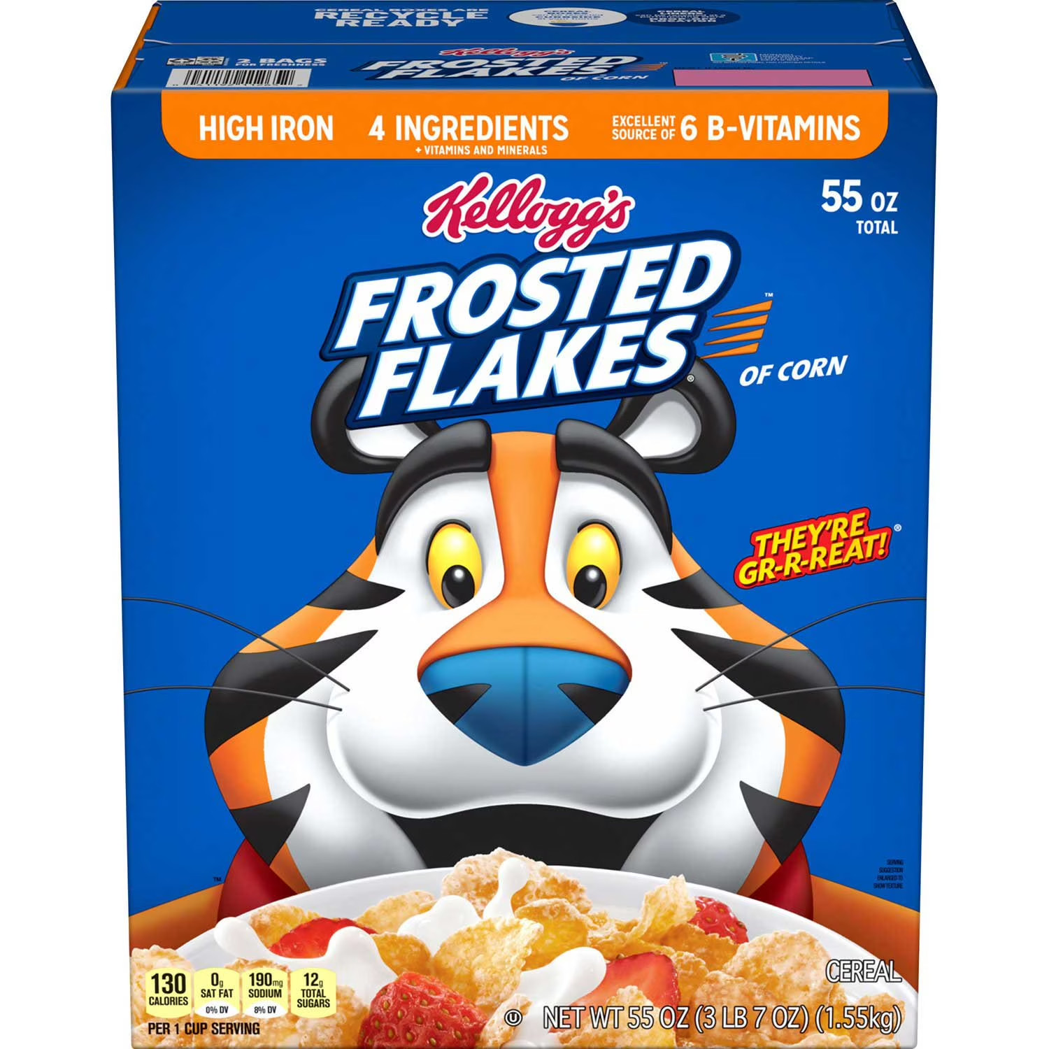 Kellogg’s Frosted Flakes Cereal (55 oz.)