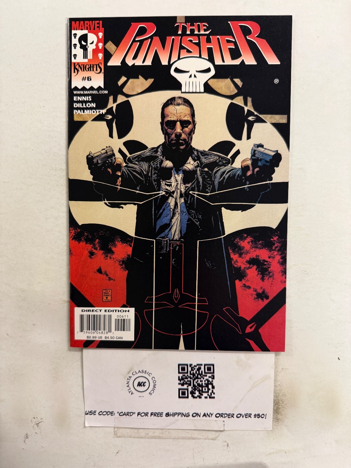 The Punisher # 6 VF-NM Marvel Knights Comic Book 7 ET4
