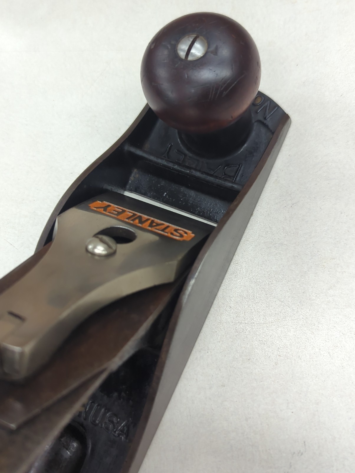 Stanley Bailey No. 4 Type 12 Smooth Bottom Wood Plane USA