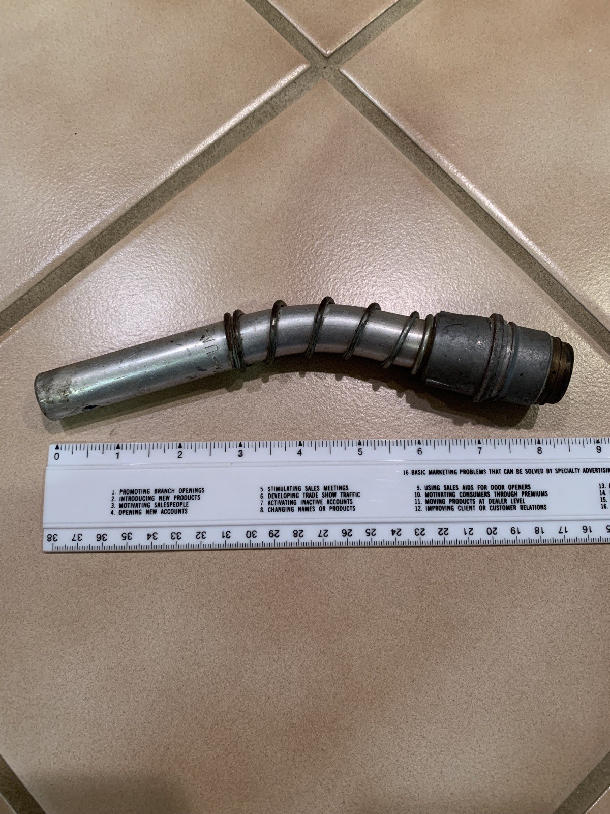 Vintage Gas Pump Nozzle Spout