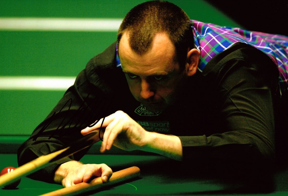 Mark Williams SIGNED Autograph 12×8 Photo AFTAL COA 2x Snooker World Champion