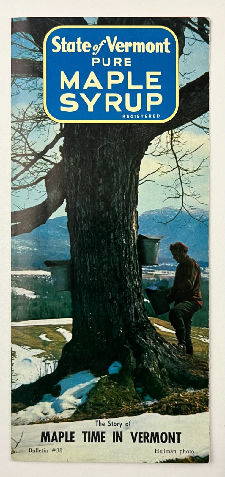 1972 Vermont Pure Maple Syrup Tourist Guide Recipes Vintage Travel Brochure VT