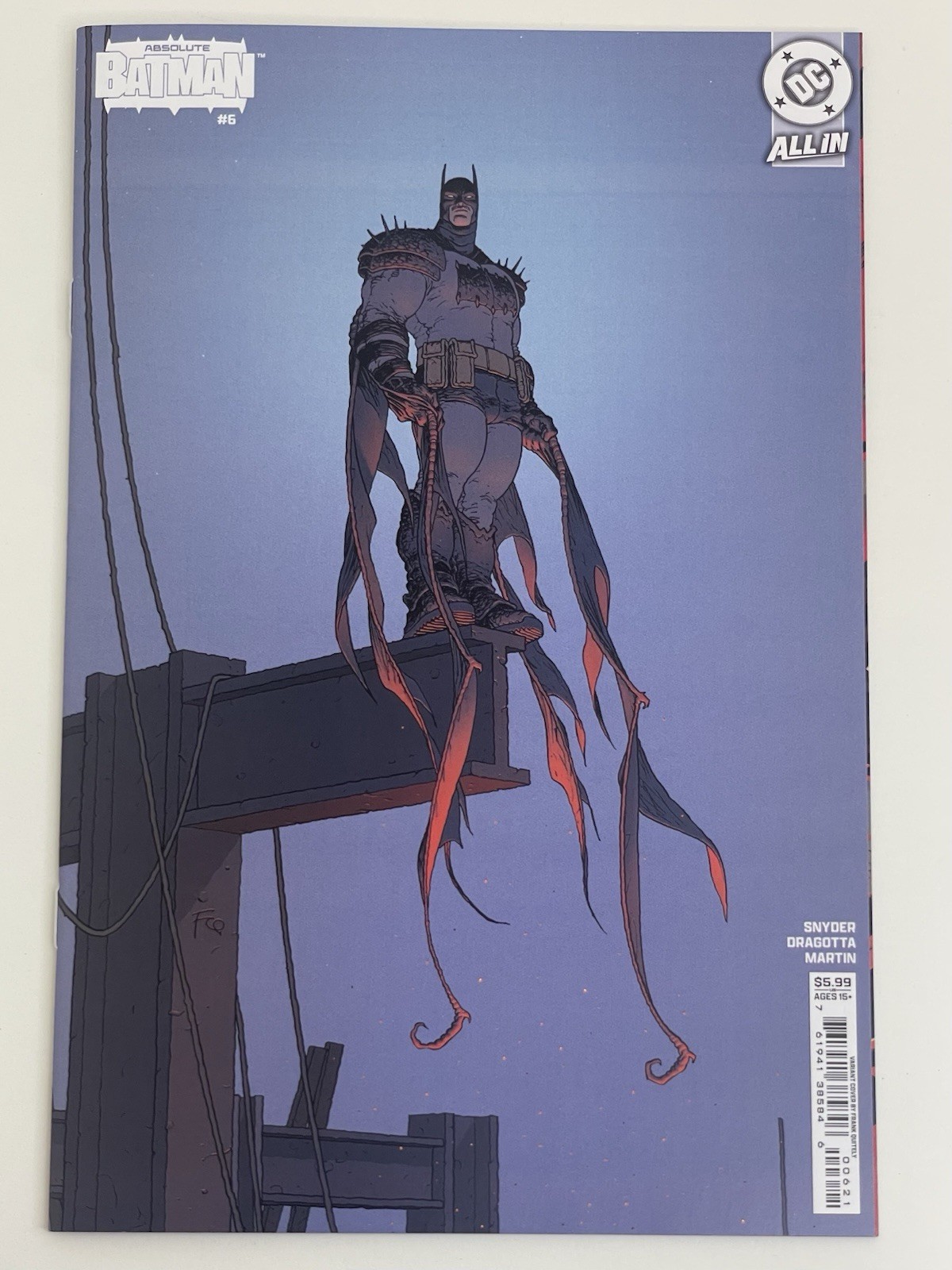 Absolute Batman 6 Frank Quitely Cvr B Signed By Scott Snyder
