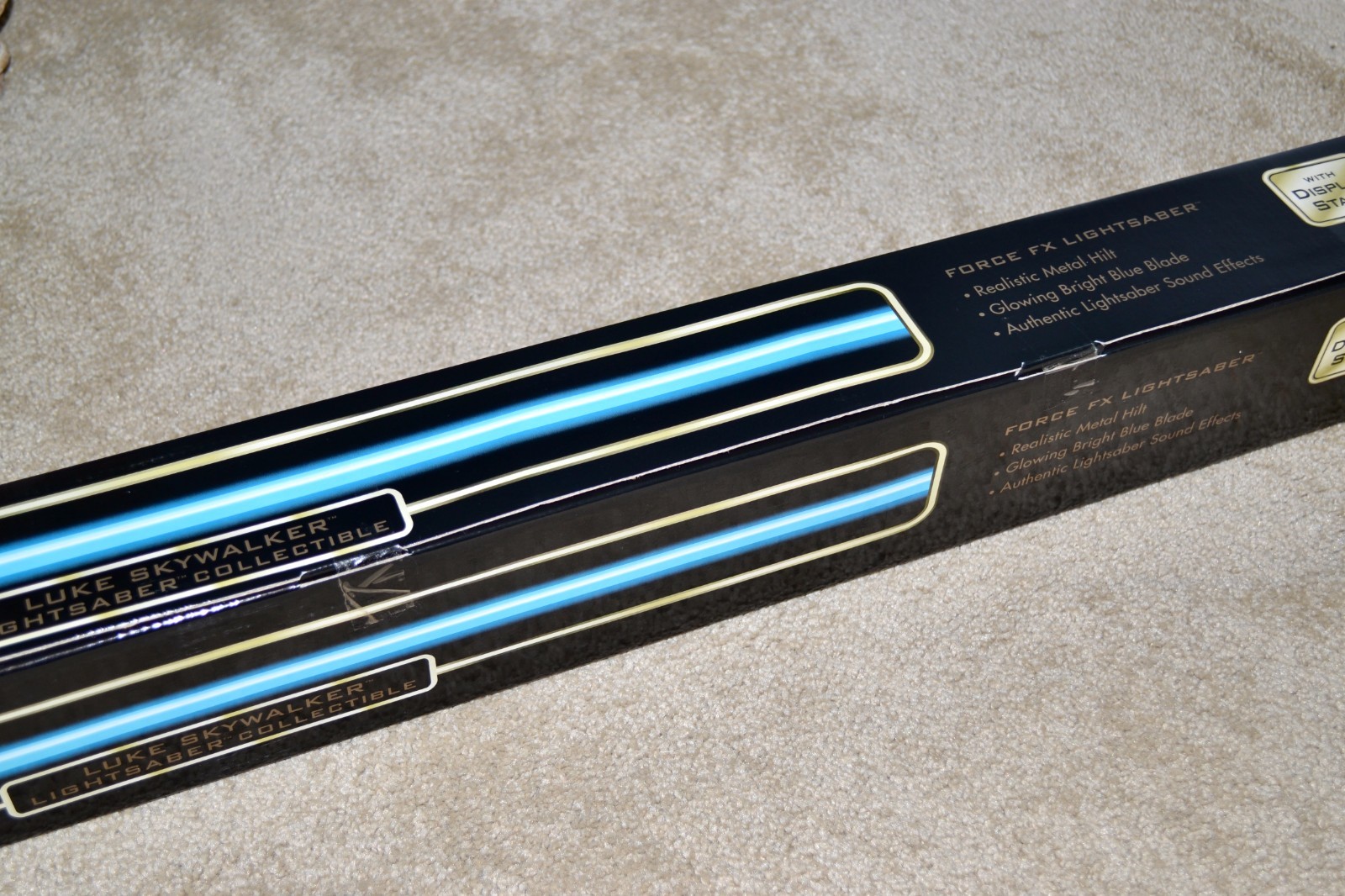 MISB Master Replicas LUKE SKYWALKER ESB Force FX Lightsaber SW-205 BATTERY FREE